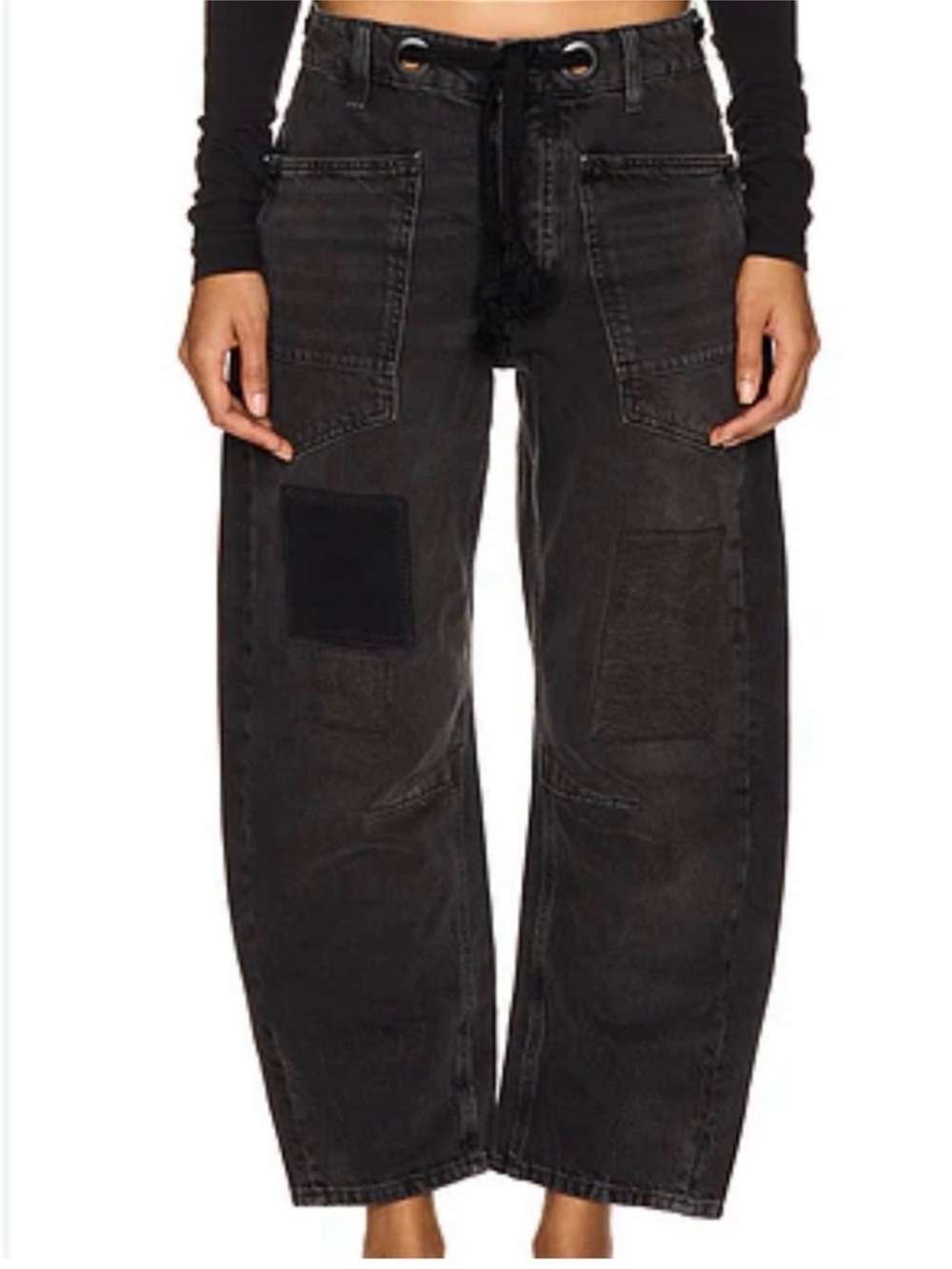 ⭐️New We The Free Moxie Low Slung Pull On Barrel Jeans⭐️